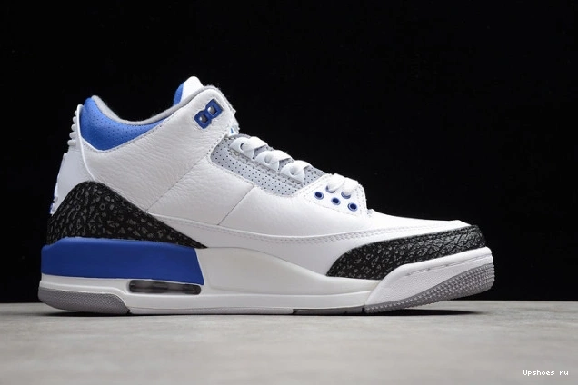 3 AIR BLUE JORDAN RETRO CT8532-145 WHITE 0118
